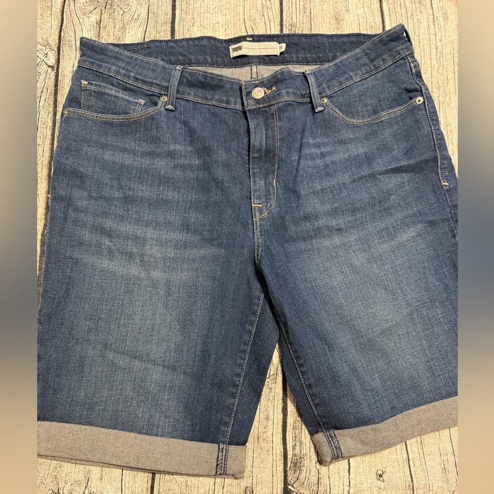NWOT. Levi’s denim bermuda shorts - new condition, never used